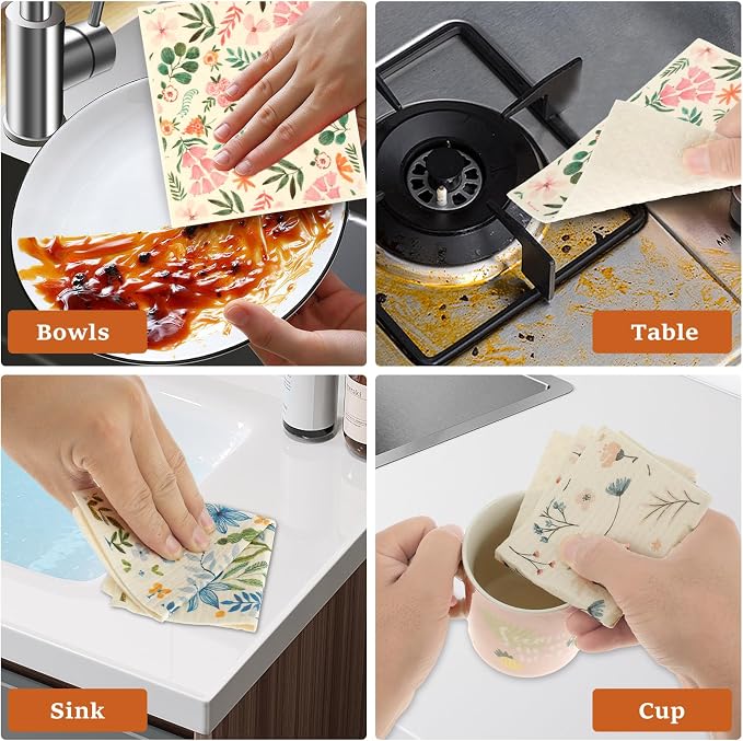 Swedish Dishcloths for Kitchen Dish Towels - Image 8