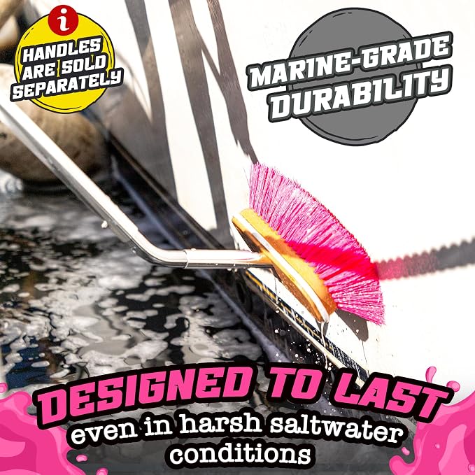 Salty Captain Hard Bristle Boat Deck Brush – Heavy-Duty Cleaning - Image 5