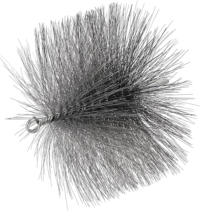 PATIKIL 7" Wire Chimney Cleaning Brush, Steel Round Chimney Sweep Brush by PATIKIL