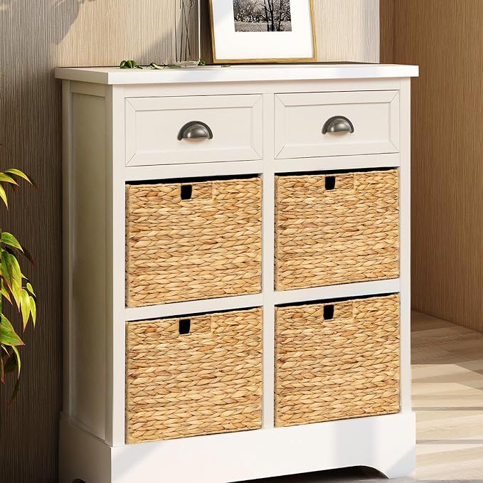Storage Baskets，Wicker Baskets, Hyacinth Basket - Image 4