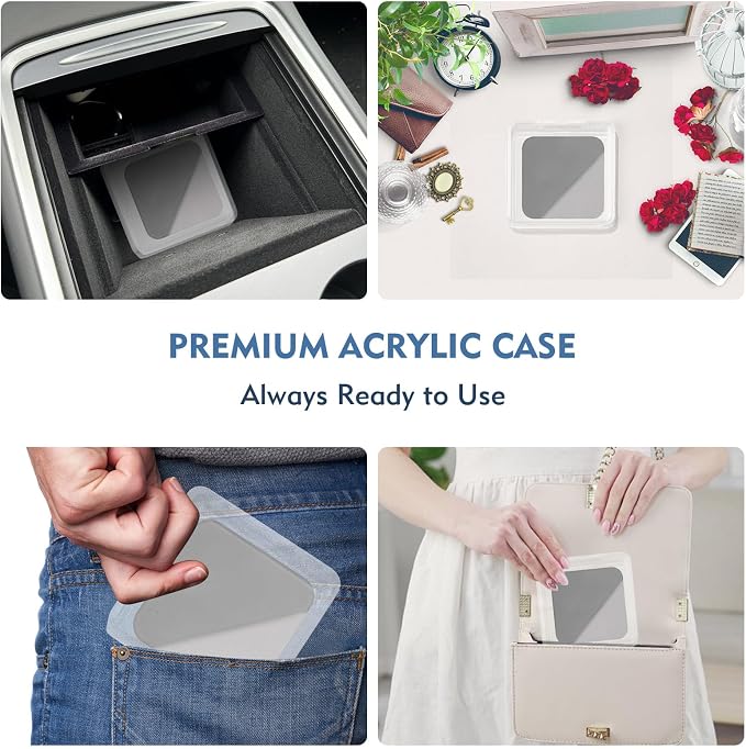 Car Screen Cleaner Pad with Acrylic Storage Box - Image 7