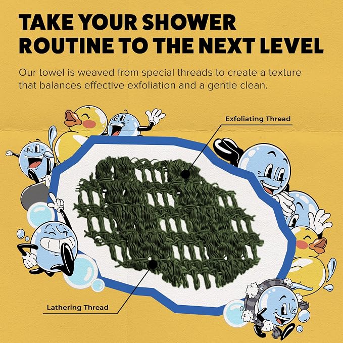 GOSHI Exfoliating Shower Towel - Image 5