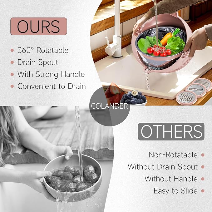 4-1 Colander with Bowl Set - Image 4