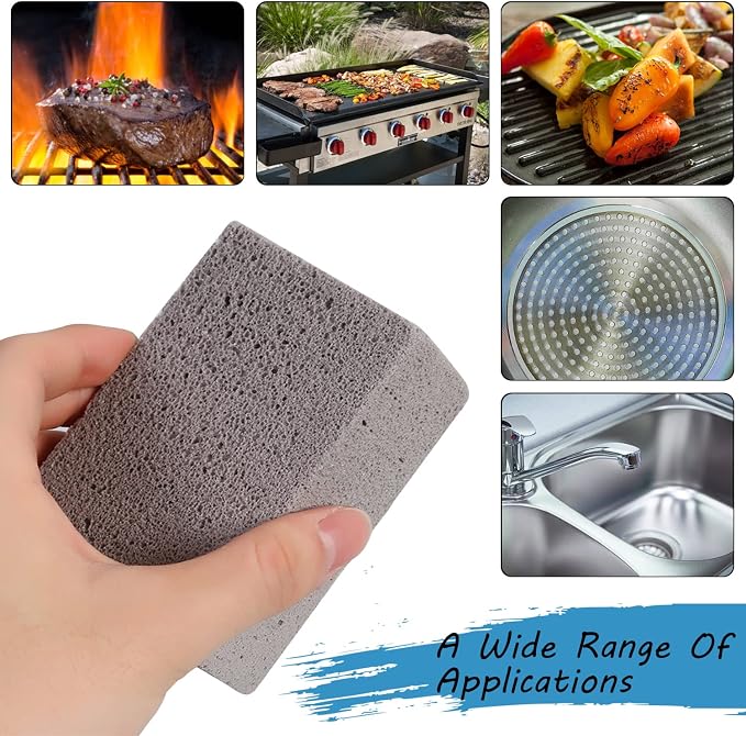 KAYCROWN Grill Griddle Cleaning Brick Block, Grill Cleaning Brick Removing - Image 6