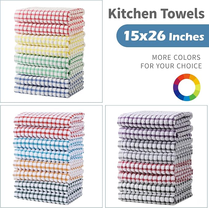 Oeleky Dish Towels for Kitchen 15x26 Inches - Image 5