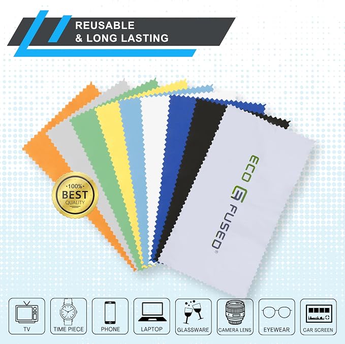 Eco-Fused Microfiber Cleaning Cloth - Image 3