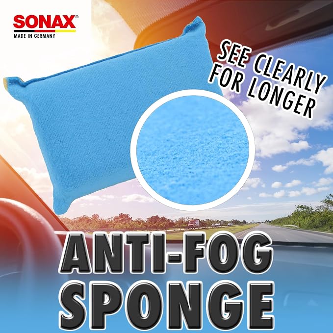 SONAX Windscreen Sponge 417100 | Dual Action Cleaning Sponge - Image 2