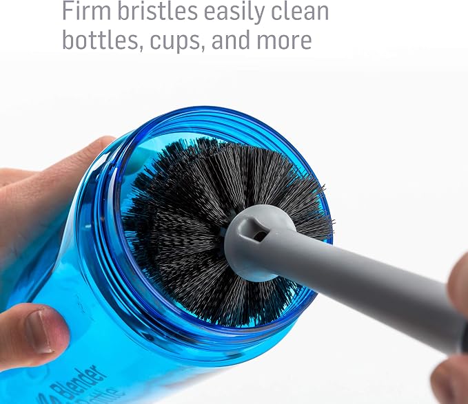 BlenderBottle 2-in-1 Shaker Bottle and Straw Cleaning Brush, 2 Pack - Image 3