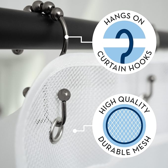 S&T INC. Shower Organizer, Shower Caddy or Bathroom Organizer - Image 2