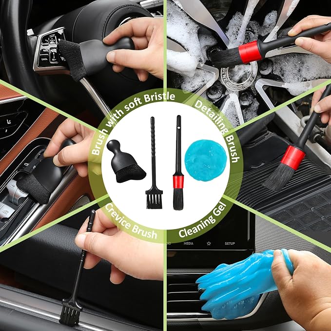 10pcs Windshield Cleaner Tool, Car Window Cleaning Wash Kit - Image 4