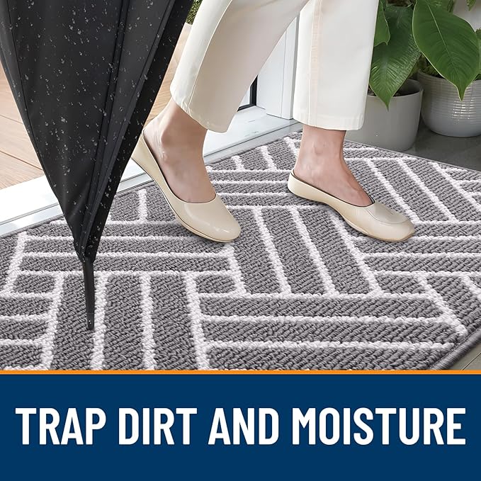 OLANLY Long Indoor Door Mat, 59x20 Inch, Dirt Resistant and Absorbent, Non-Slip - Image 2
