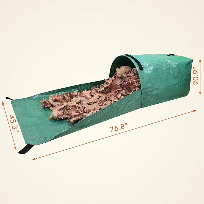 Gardzen 2-Pack Large Yard Dustpan-Type Garden Bag - Image 2