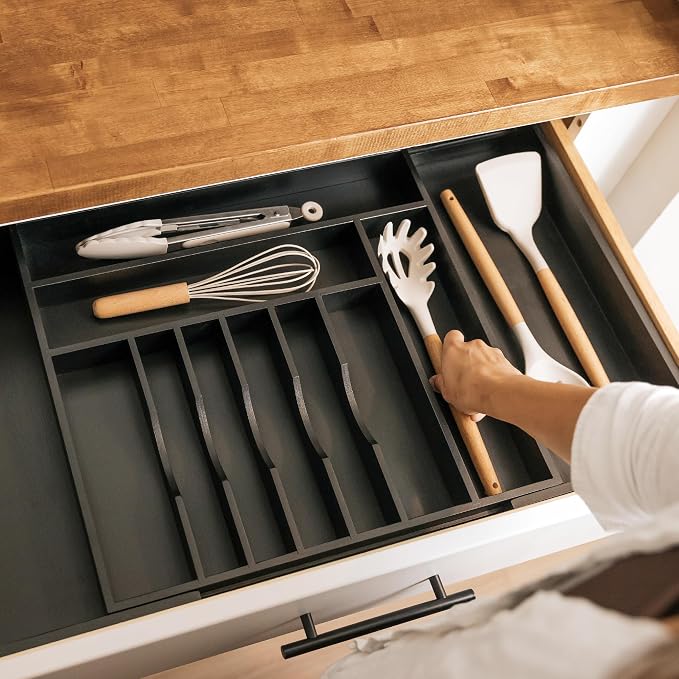 KitchenEdge Premium Silverware, Flatware and Utensil Organizer - Image 7