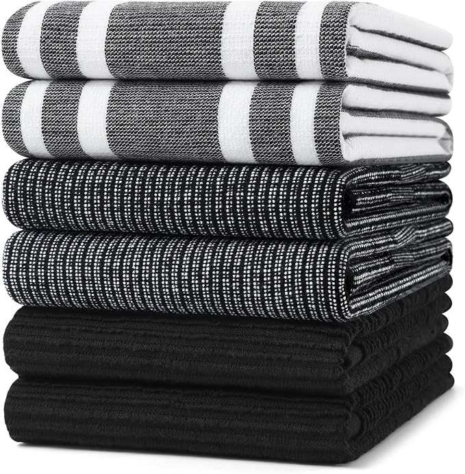Homaxy Premium Kitchen Towels, Large Cotton 380 GSM Kitchen Hand Towels by Homaxy