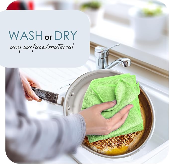 Hearth & Harbor Microfiber Cleaning Towels - Image 3