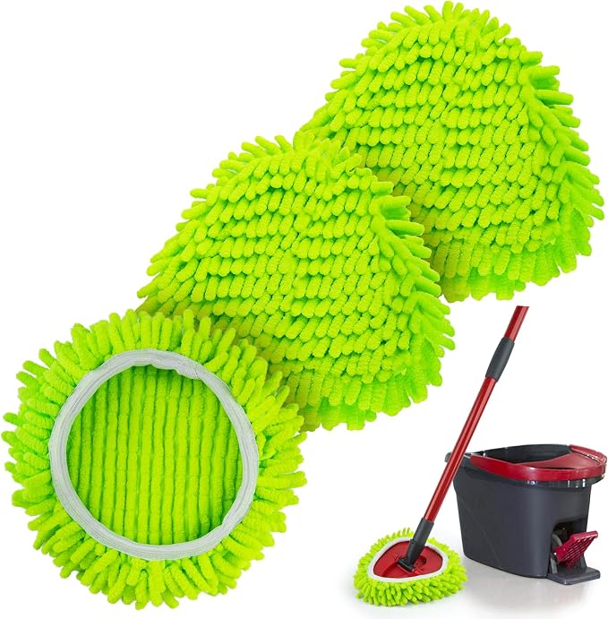 Chenille Duster Mop Head Compatible by Ucoolbe