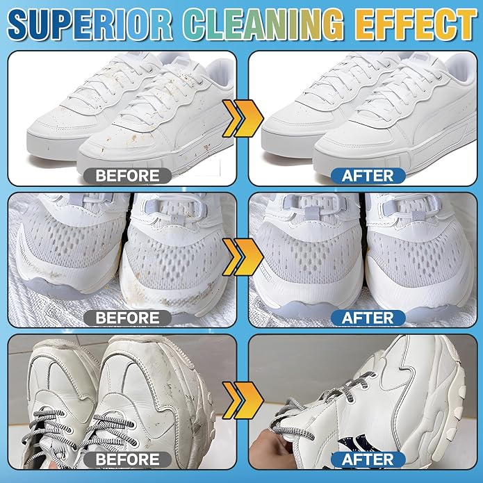 Shoe Cleaner, Deep Cleaning Sole Sneaker Cleaner, Shoe Cleaning Kit - Image 3