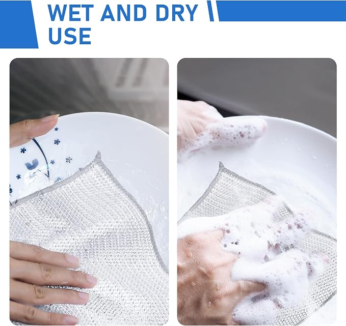 30pcs Set Non-Scratch Steel Wool Dishcloth - Image 4