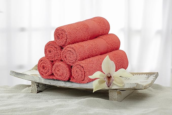 Softolle 100% Cotton Washcloths 24 Pack Soft, Highly Absorbent Washcloth - Image 5