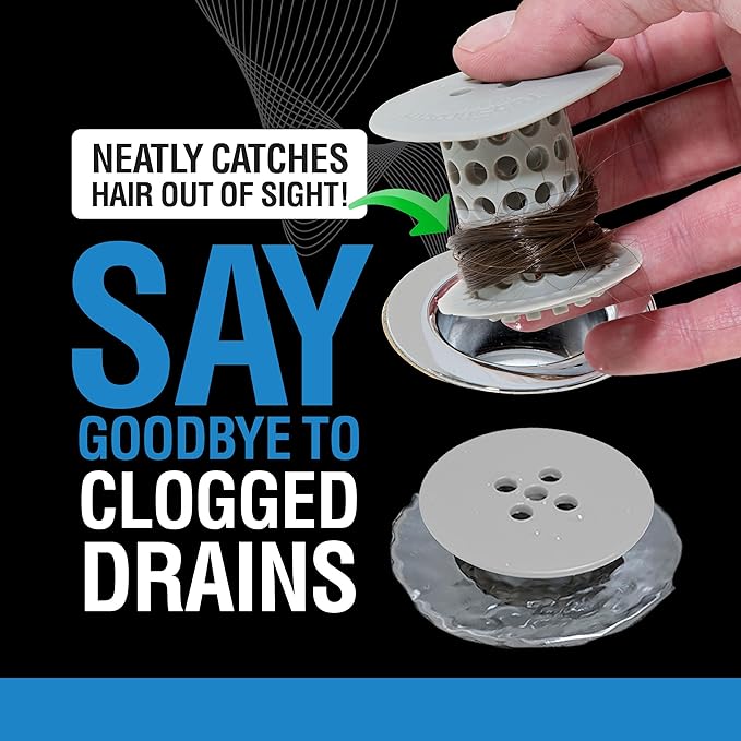 TubShroom Bathtub Drain Hair Catcher – in-Drain Tub Strainer & Clog Prevention - Image 2