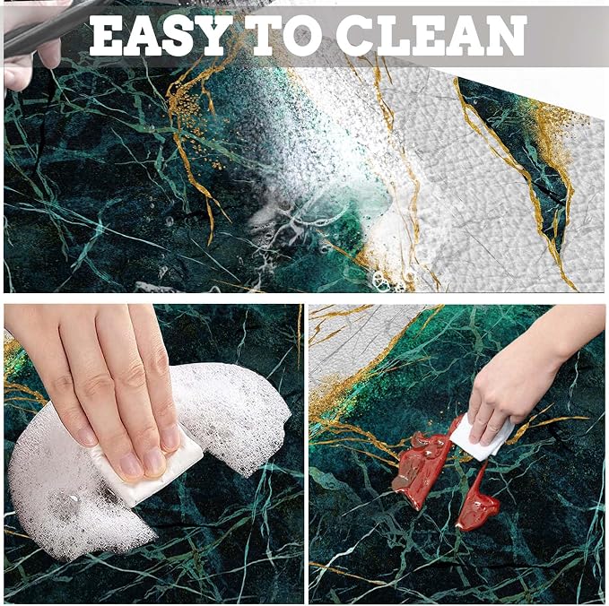 MCALK Marble Green Dish Drying Mat - Image 4