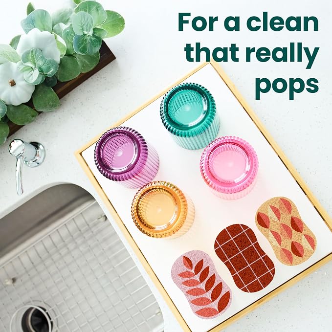 Scotch-Brite Harvest Pop Up Kitchen Sponges, Unique Compressed Kitchen Sponge - Image 5