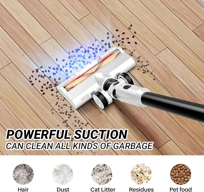 Cordless Vacuum Cleaner for Home, 8-in-1 Lightweight Stick Vacuum - Image 3