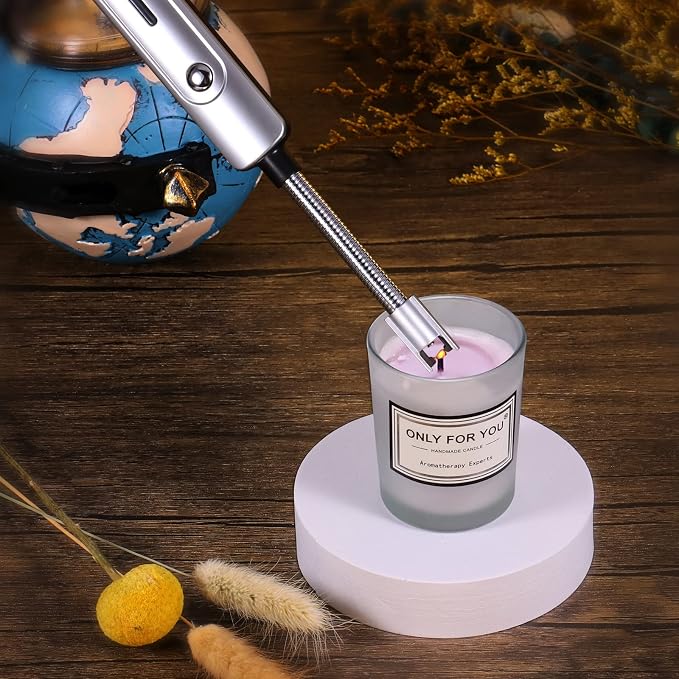 Lsnisni 4 in 1 Candle Accessory Set, Electric Lighter, Wick Cutter, Snuffer and - Image 3