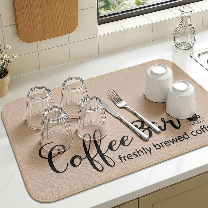 Findosom Dish Drying Mat, Cuttable Drying Mat - Image 7