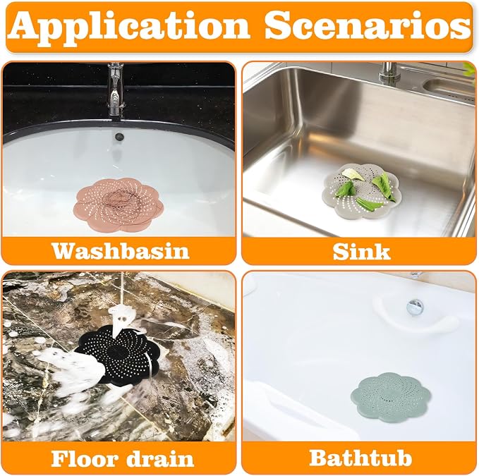 5 Pack Hair Catcher Shower Drain - Image 7