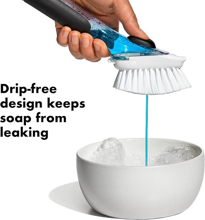 OXO New Good Grips Soap Dispensing Dish Brush Storage Set - Image 2