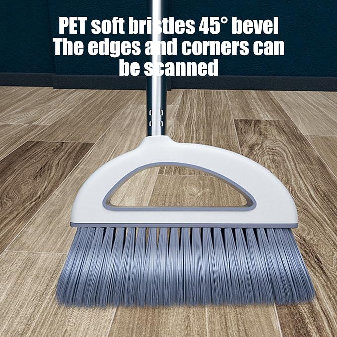 Broom and Dustpan Combo for Office, Broom and Dustpan Set for Home, Long Handle - Image 6