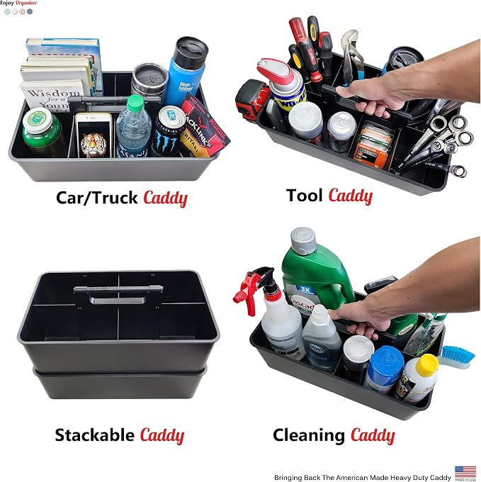 Enjoy Organizer- 2 Commercial Extra Large Portable Stackable Carry Caddy - Image 2