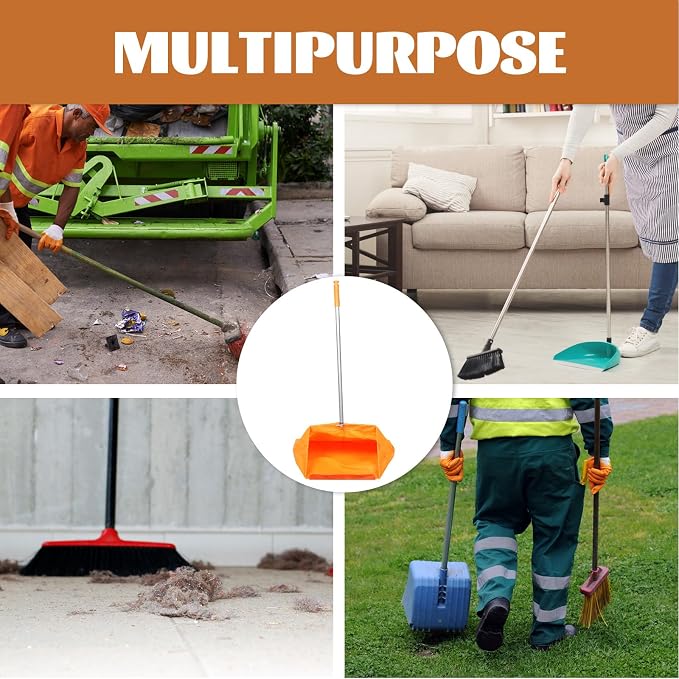 Windproof Trash Grabber with Clamp and Dustpan 33.07X20.07X12.20In Outdoor - Image 7