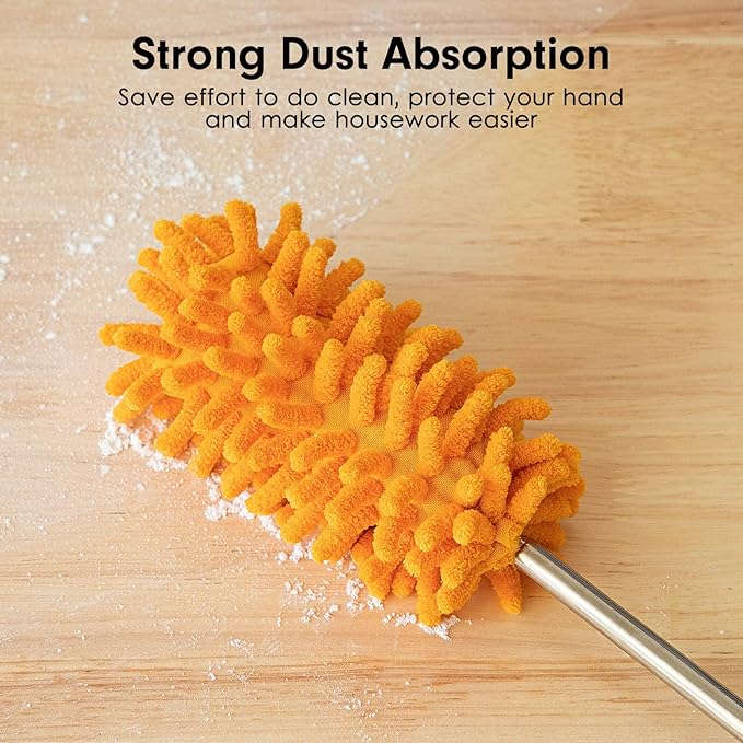 Microfiber Duster for Cleaning, Tukuos Hand Washable Dusters - Image 3