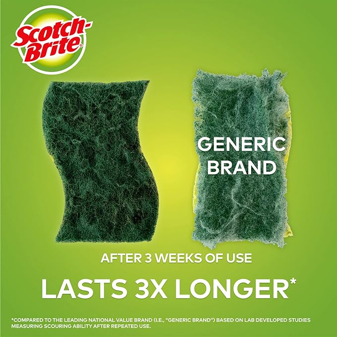 3M Heavy-Duty Kitchen Scrub Sponge, No Size - Image 5