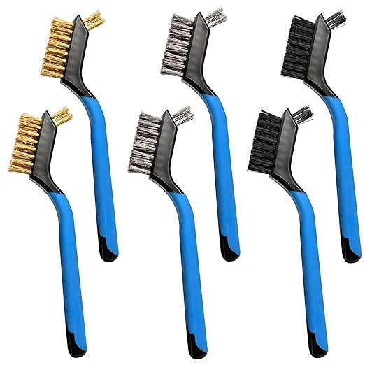 Mini Wire Brush Set 6Pcs by FEWANLAND