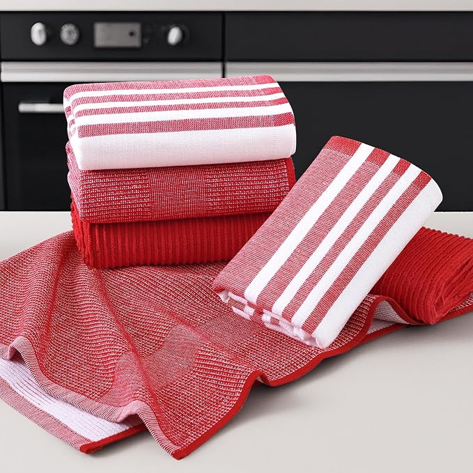 Homaxy Premium Kitchen Towels, Large Cotton 380 GSM Kitchen Hand Towels - Image 5