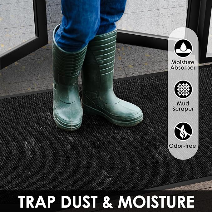 3′ x 41′ Front Door Mat Indoor Outdoor Entrance, Commercial Floor Mat Heavy - Image 5
