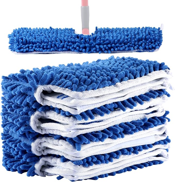 4 Pack Microfiber Flip Mop Refills, Compatible by Unknown