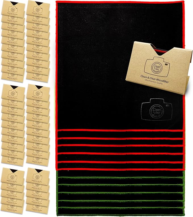 Clean & Clear Microfiber Cleaning Cloth, EXTRA LARGE ULTRA PREMIUM Microfiber by CleanClearMicrofiber