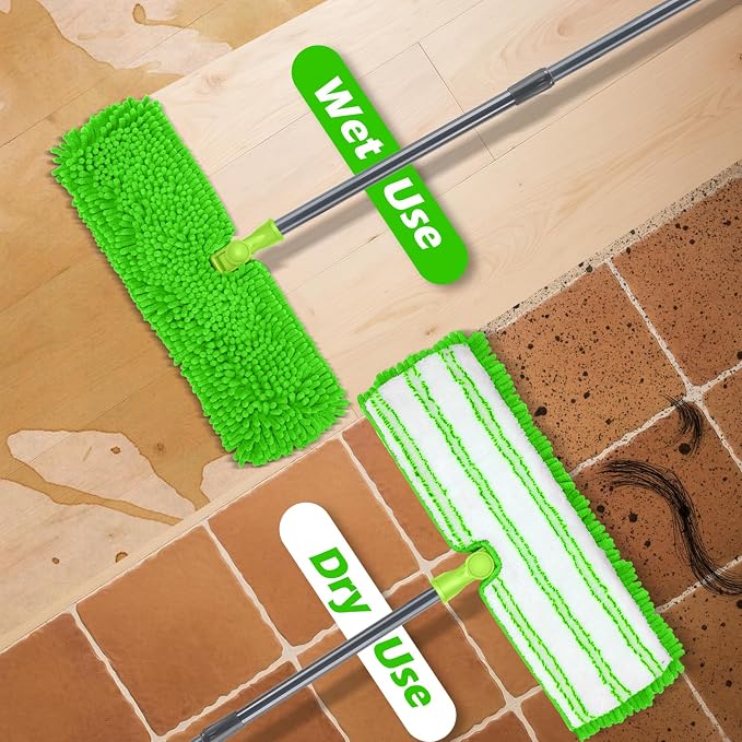 MASTERTOP Microfiber Mops for Floor Cleaning, Double-Sided Dust Mop - Image 5