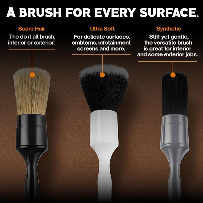 Premium Car Detailing Brush Set - Image 3
