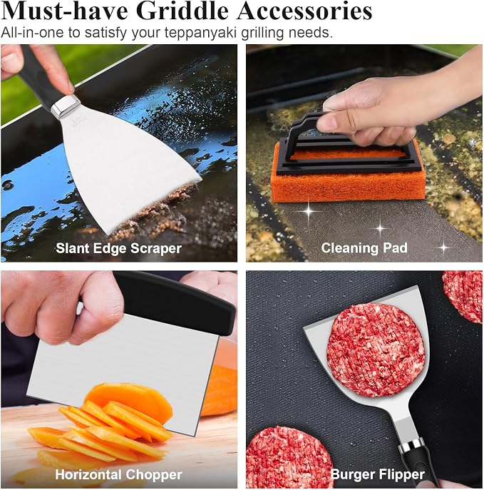 27pcs Griddle Accessories Kit for Blackstone, Professional Hibachi Flat Top - Image 6