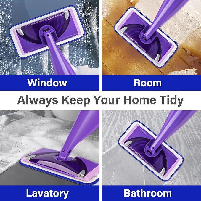 Reusable Mop Pads for Swiffer WetJet, Wet Pads Refills for 12'' Spray Mop - Image 6