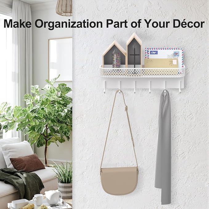 Key Holder for Wall – Decorative Stainless Steel Key Hanger - Image 5