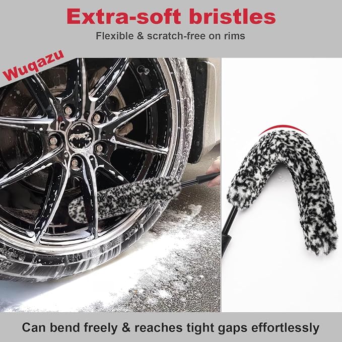 8PCS All-in-One Wheel & Tire Cleaning Kit - Image 2
