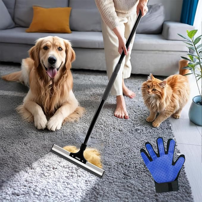 Carpet Rake for Pet Hair Removal – Carpet Scraper – Dog & Cat by OKK%C3%96BI