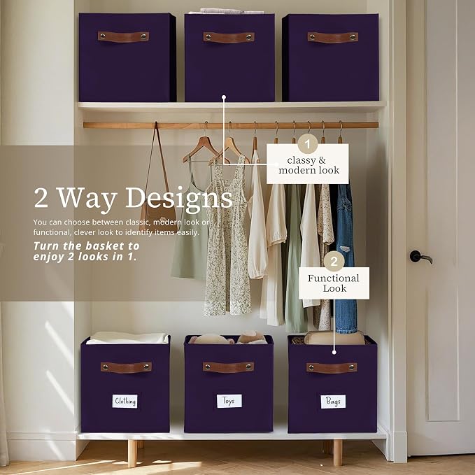 DECOMOMO Storage Bins, Cube Storage Bin - Image 4