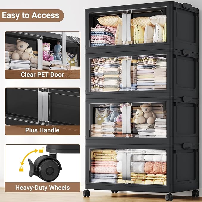 BROVIEW 160QT Stackable Storage Bins - Image 5